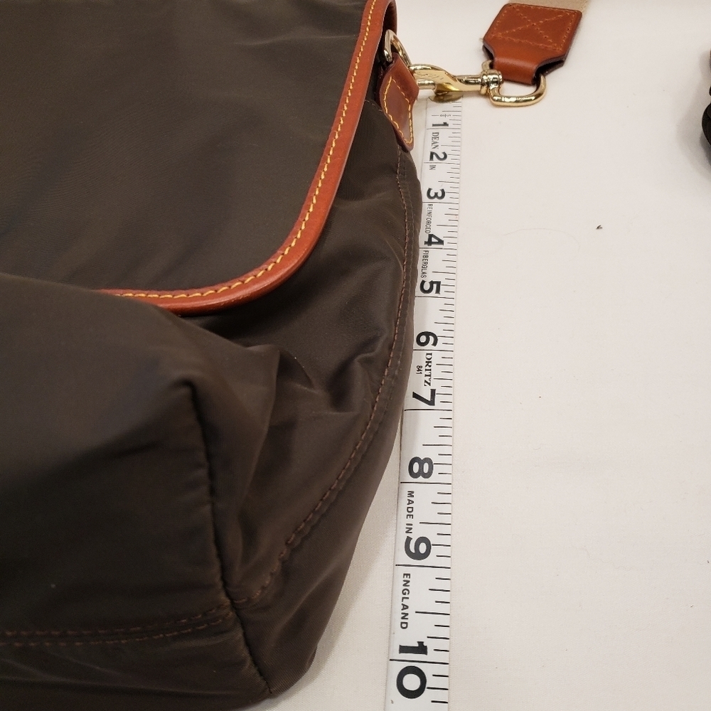 Dooney & Bourke  Brown Toronto Messenger bag. NWT - Picture 3 of 16